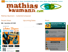 Tablet Screenshot of mathiasbaumann.com